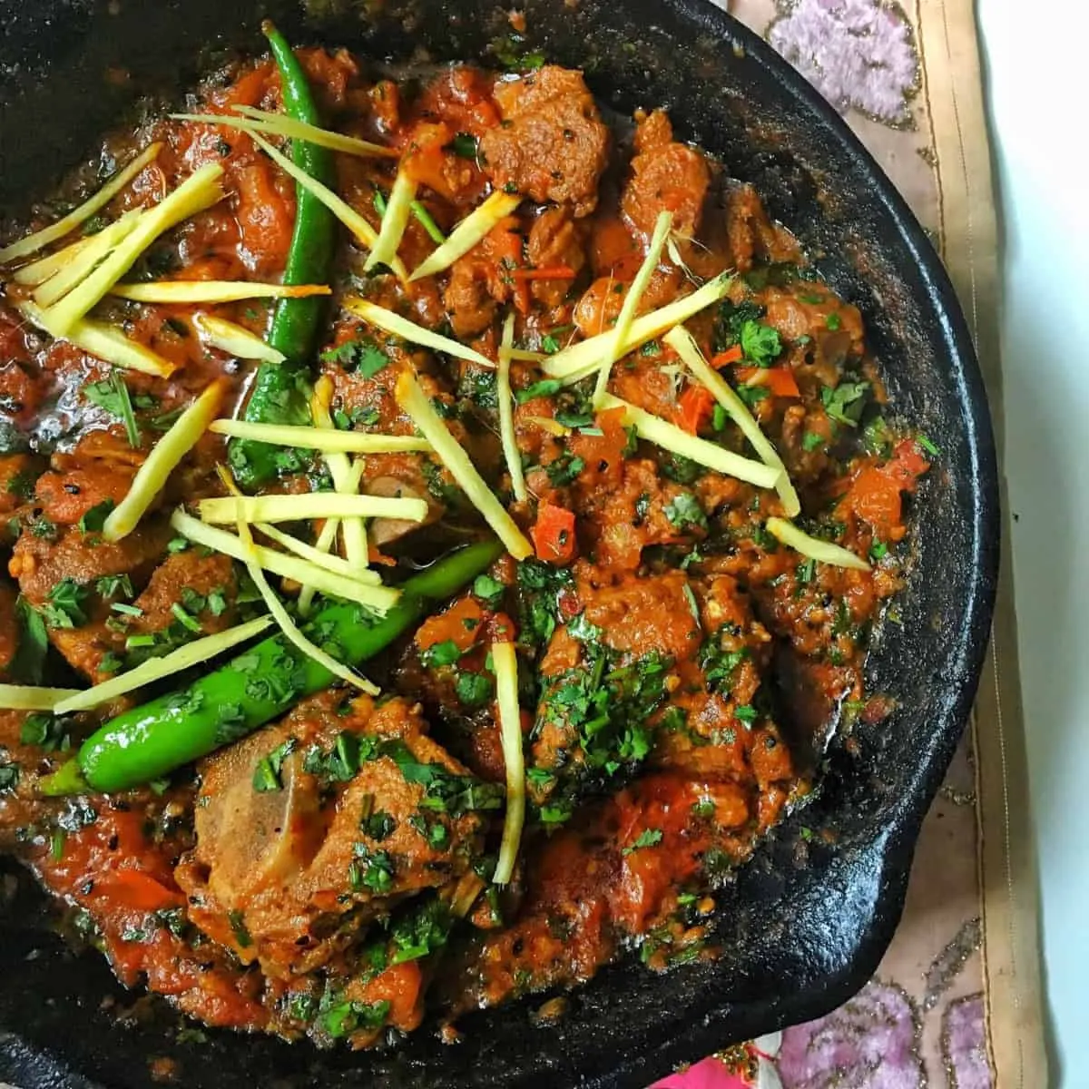 Kadhai Lamb