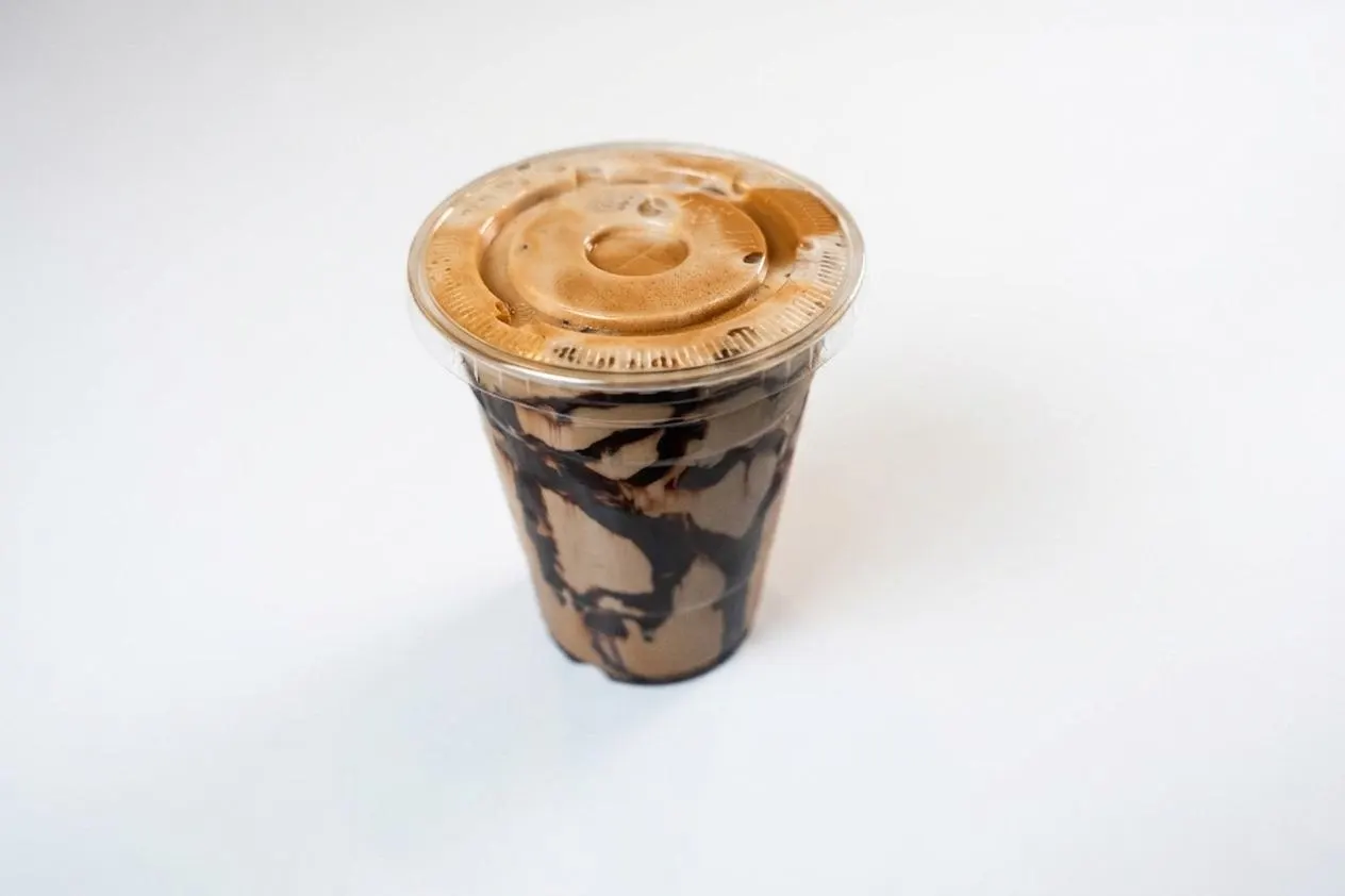 Iced chocolate coffee
