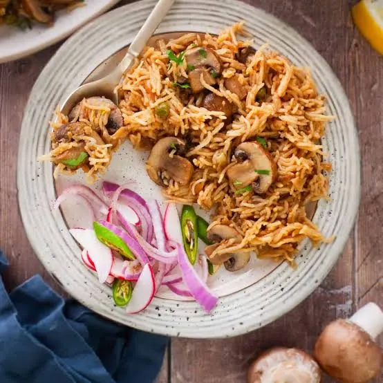 Mushroom Pulao
