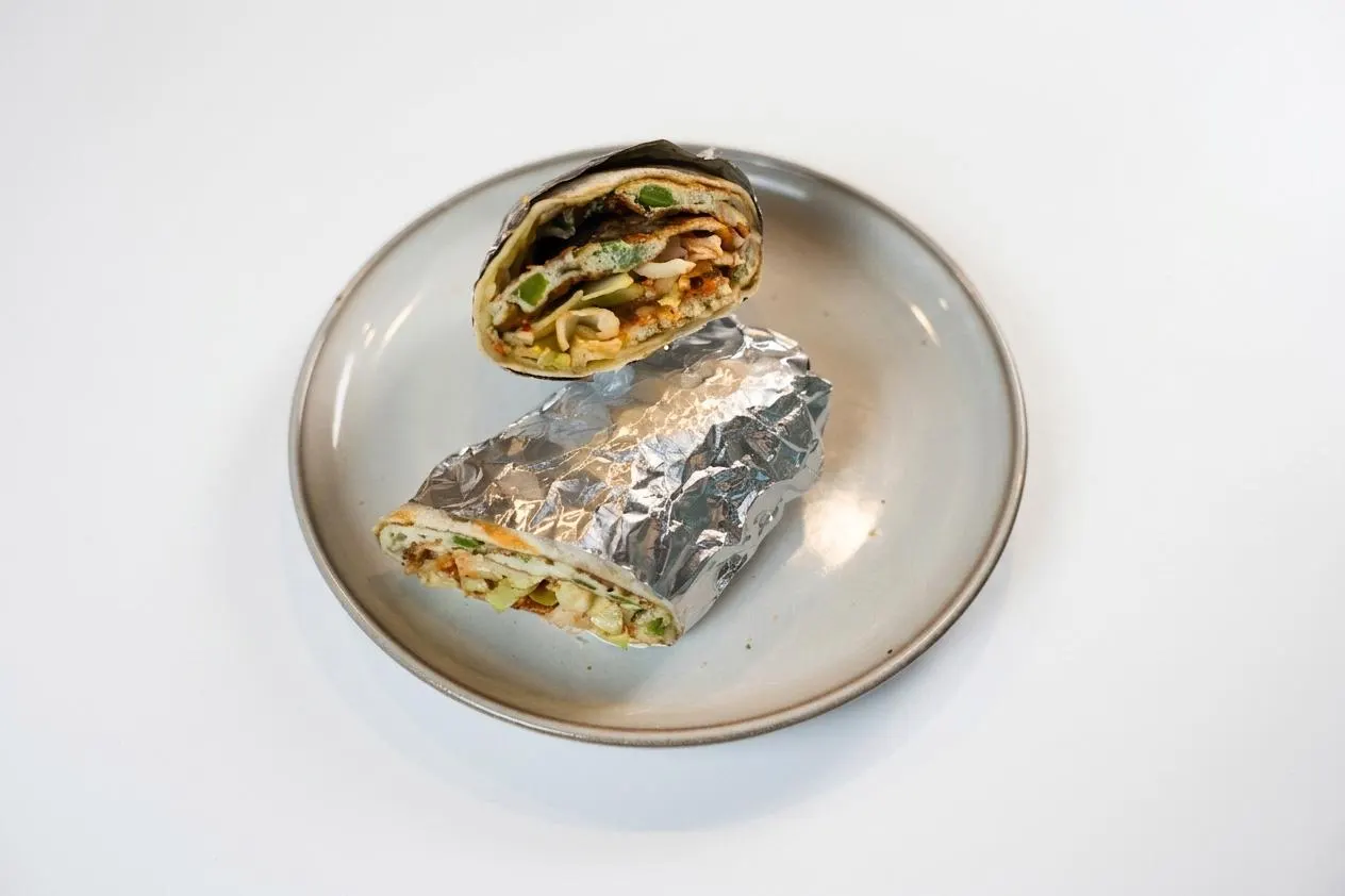 Paneer Noodle Wrap at The Chai Hut