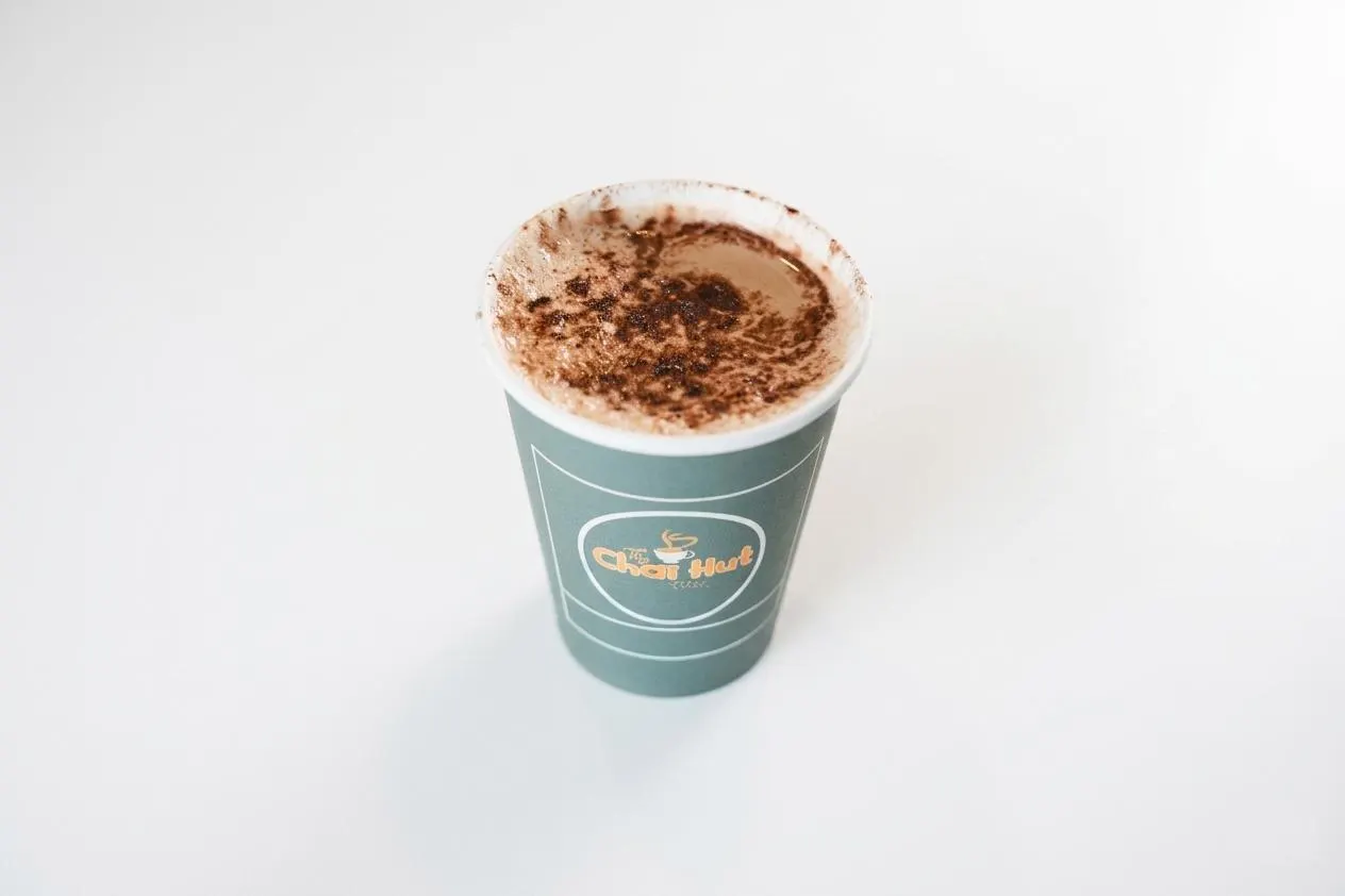 Chocolate chai in The Chai Hut cup