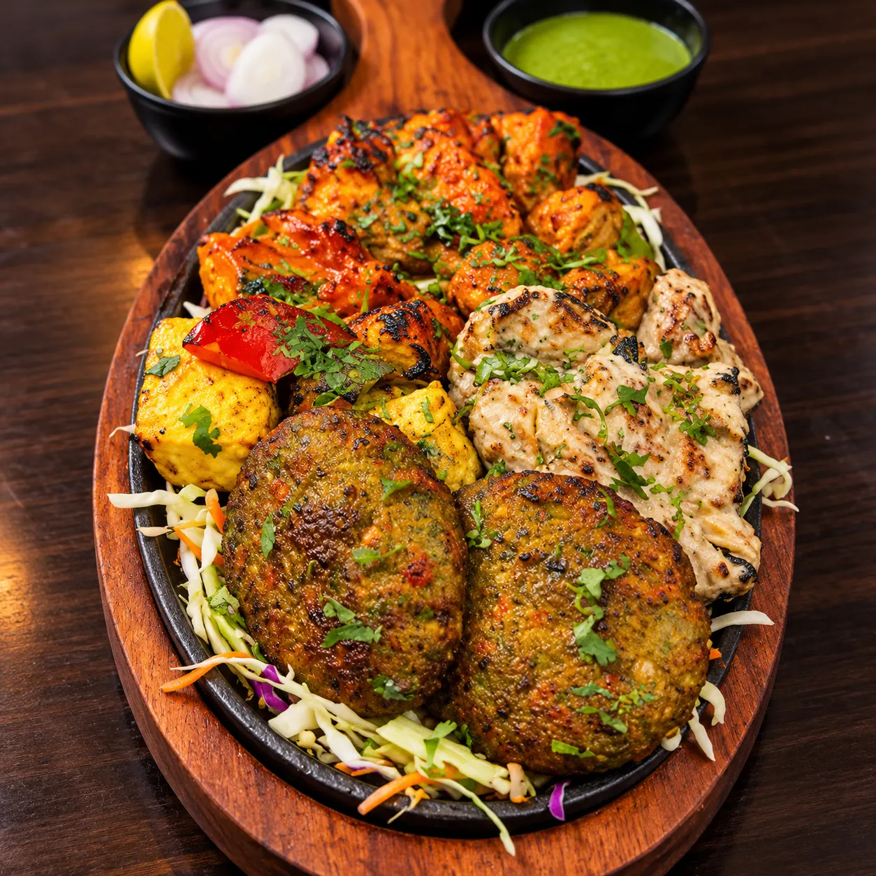 Tandoori Sizzler Veg Platter