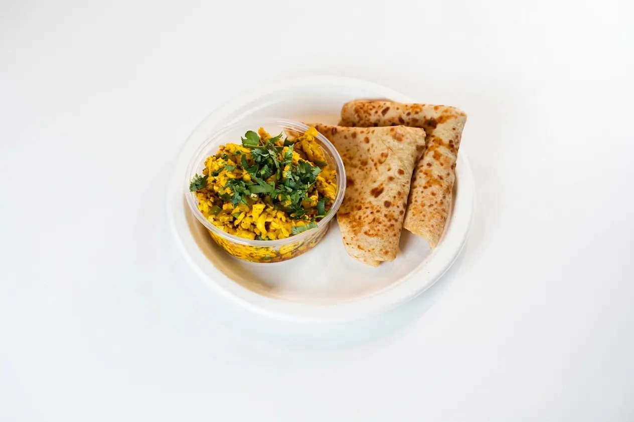 Paneer Bhurji & Paratha at The Chai Hut