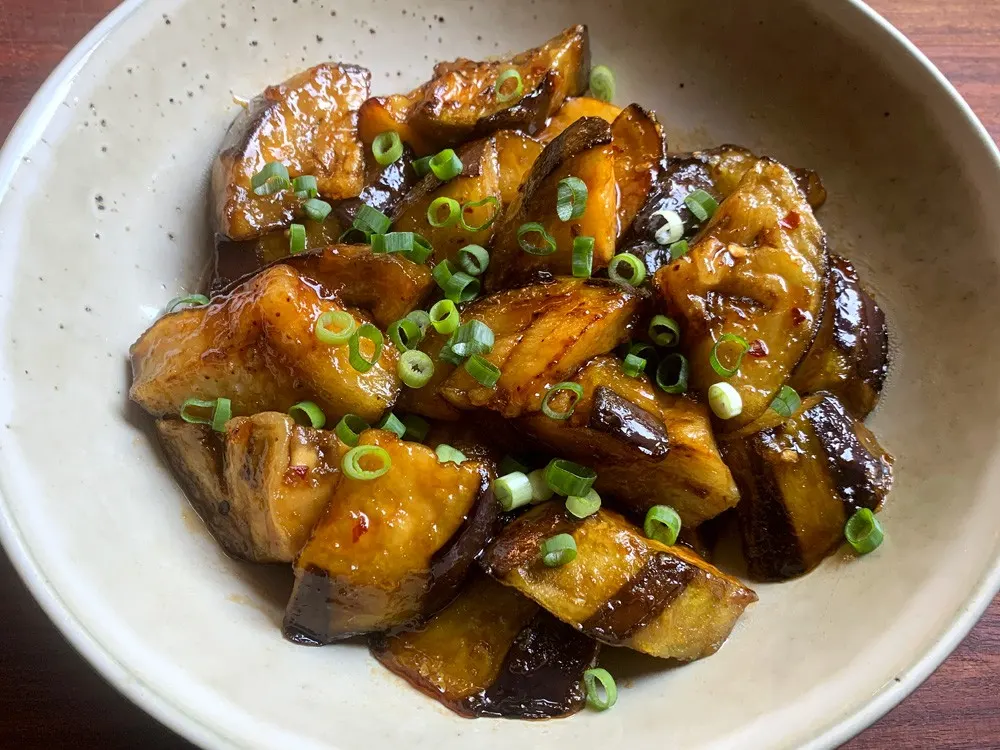 Sweet & Sour Eggplant (No Onion & Garlic)